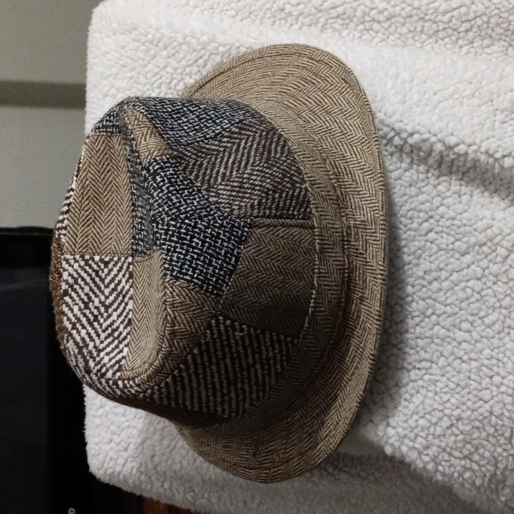 Tweed Patchwork Bucket Hat/Cap - image 2